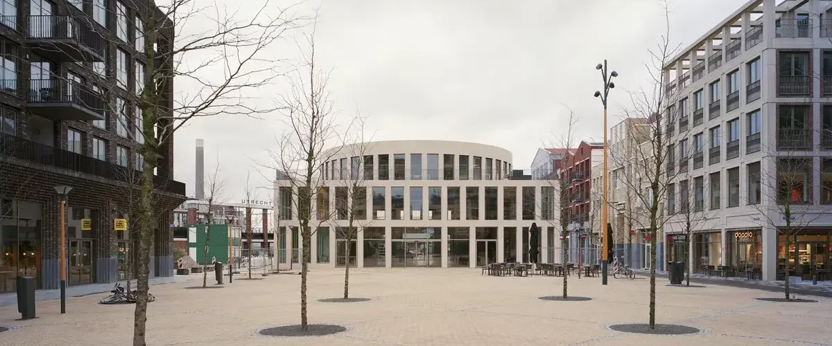 bibliotheek in centrumplan Leidsche Rijn.